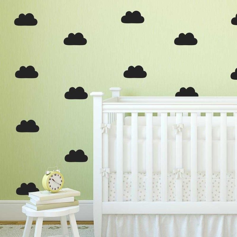 Cartela Adesivo Decorativo nuvem baby - Papel na Parede