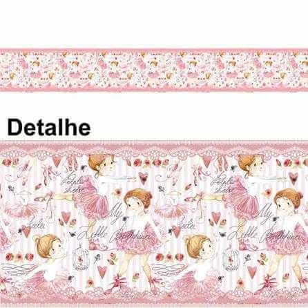 Faixa Border Adesivo Bailarina Baby 4375 - Papel na Parede