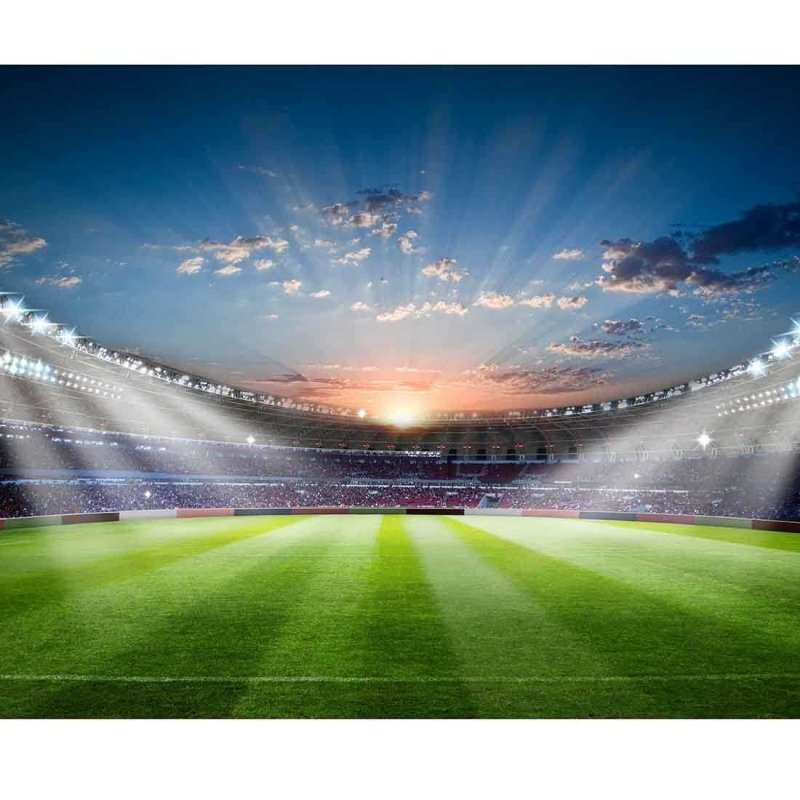 Painel Fotográfico Céu e Estádio de Futebol PA1361 - Papel na Parede