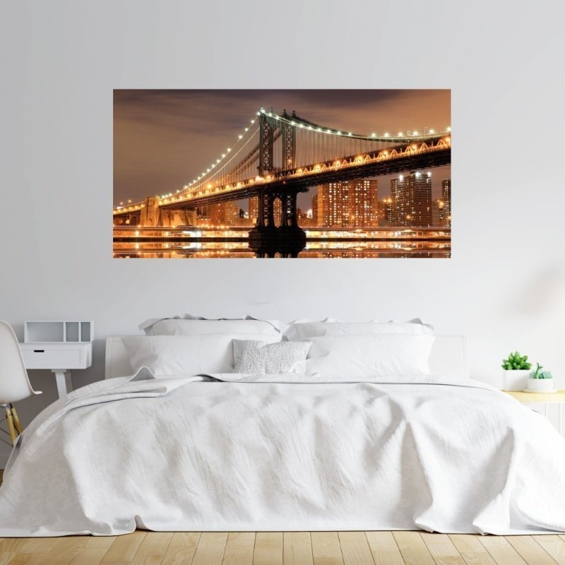 Painel Fotográfico Cidade de Noturna N017148 - Papel na Parede