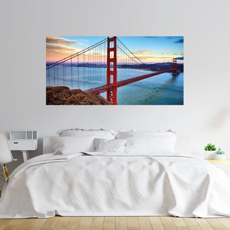 Painel Fotográfico Cidade Ponte Golden Gate N016118 - Papel na Parede