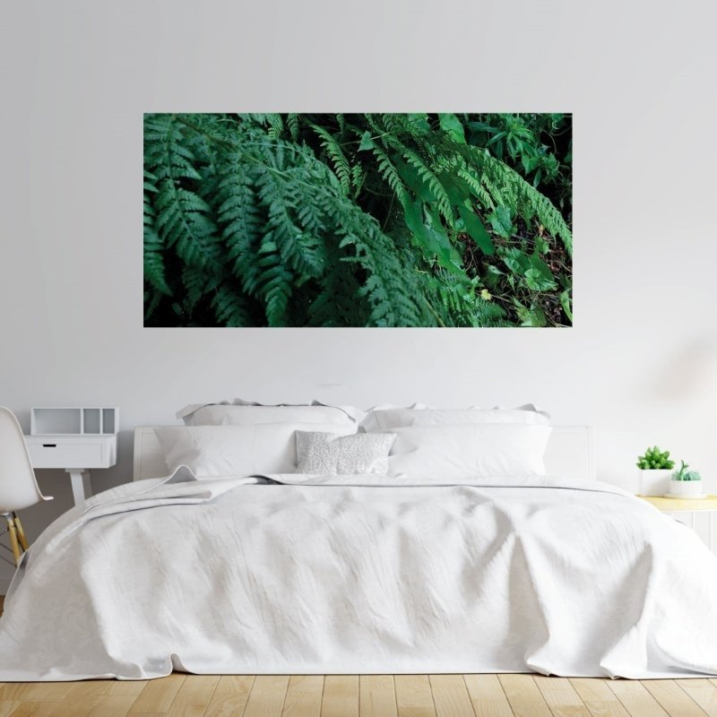 Painel Fotográfico Floresta Folhas Verdes N017150 - Papel na Parede