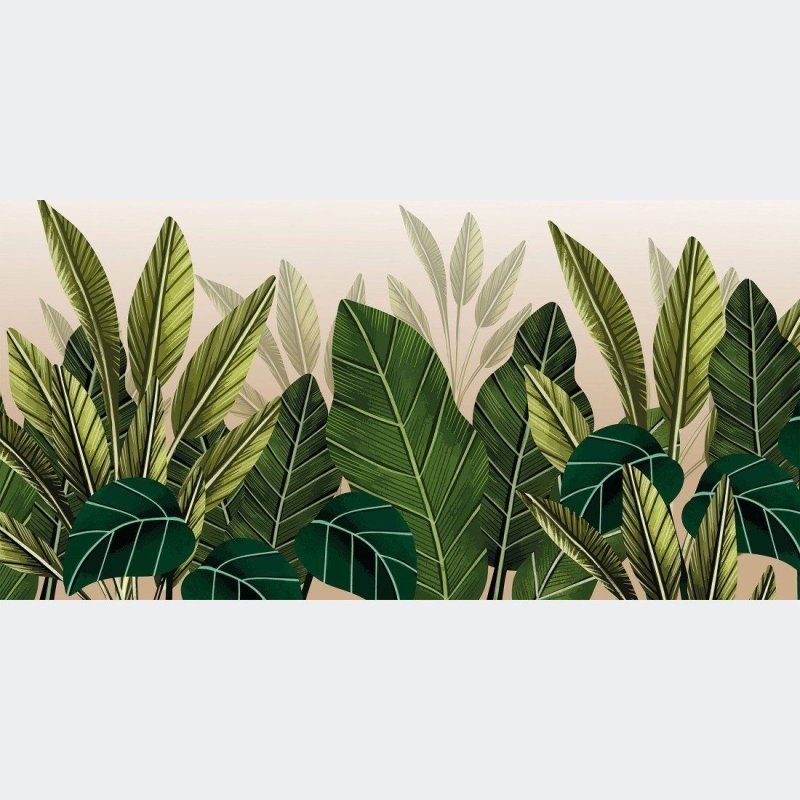 Painel Fotográfico Folhagem Tropical N015290 - Papel na Parede