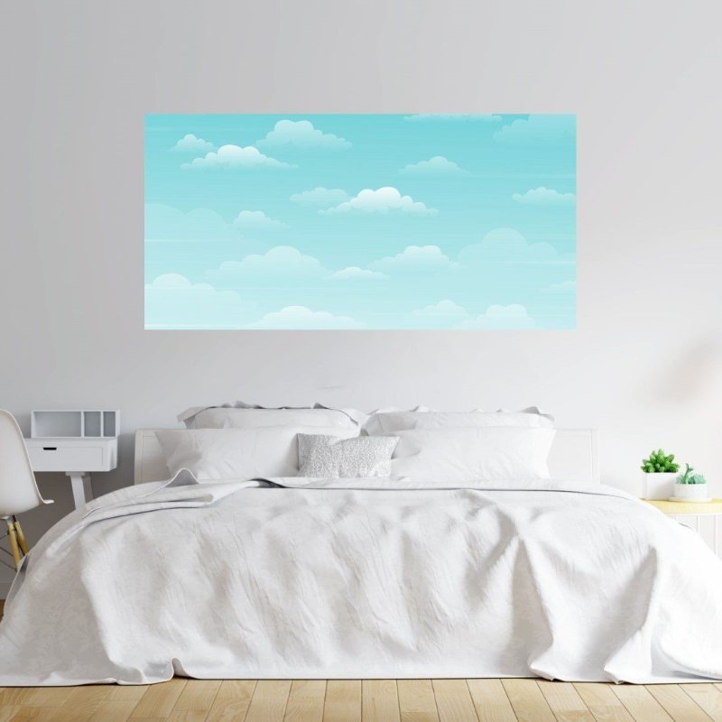 Painel Fotográfico Infantil Nuvens N014303 - Papel na Parede