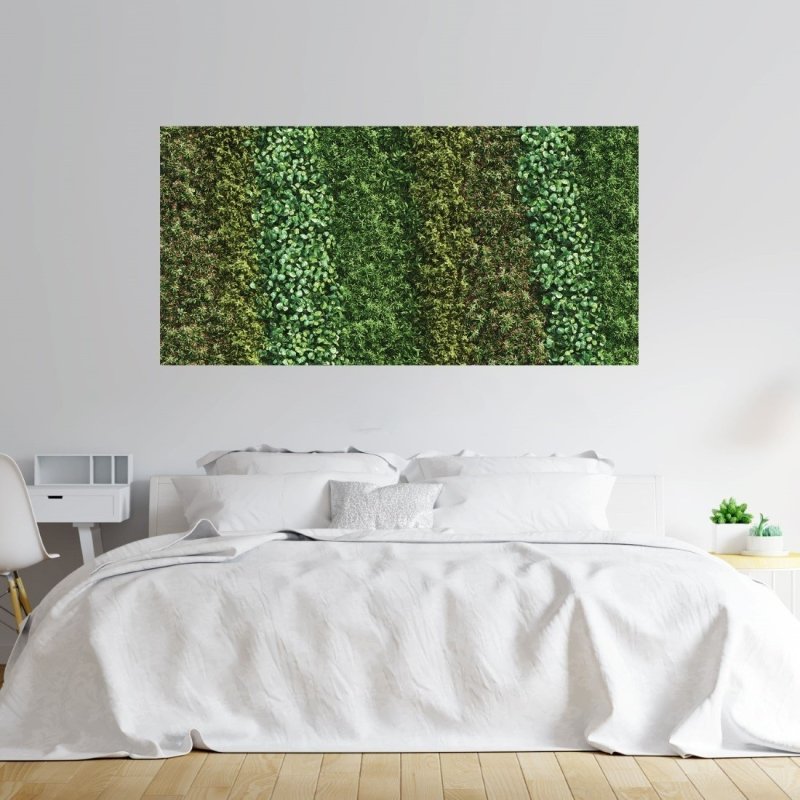 Painel Fotográfico Jardim Vertical Folhas Verdes N017142 - Papel na Parede