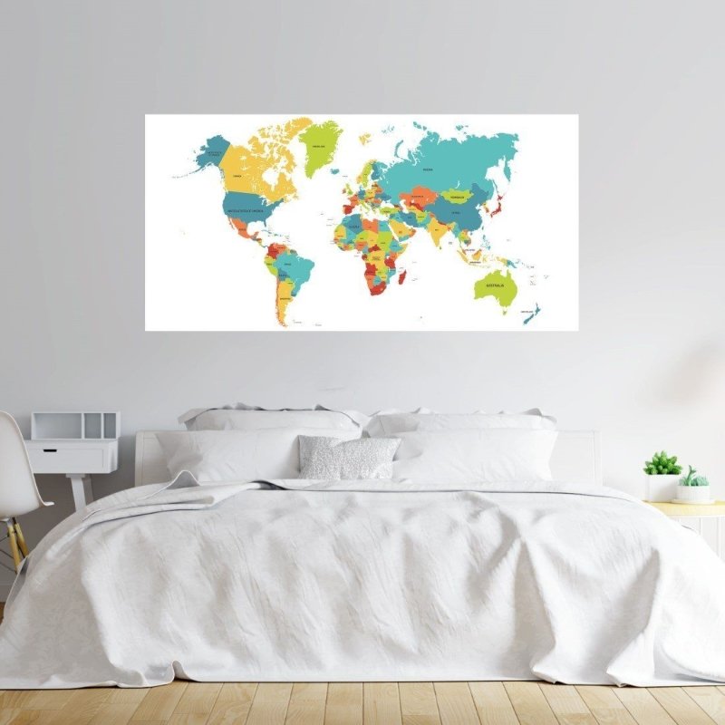 Painel Fotográfico Mapa Mundi N015279 - Papel na Parede