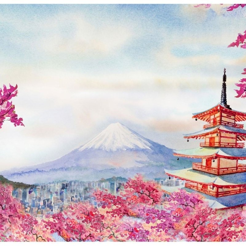 Painel Fotográfico Monte Fuji Japão N014283 - Papel na Parede