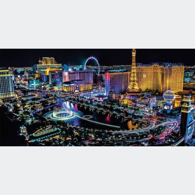 Painel Fotográfico Noite em Las Vegas N017144 - Papel na Parede