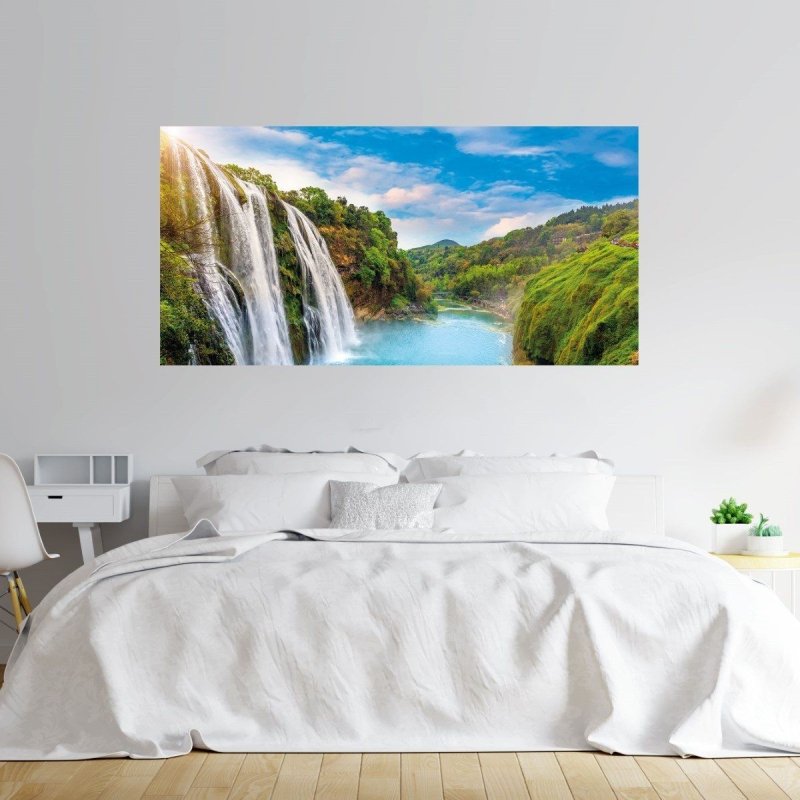 Painel Fotográfico Paisagem Cachoeiras China N016106 - Papel na Parede