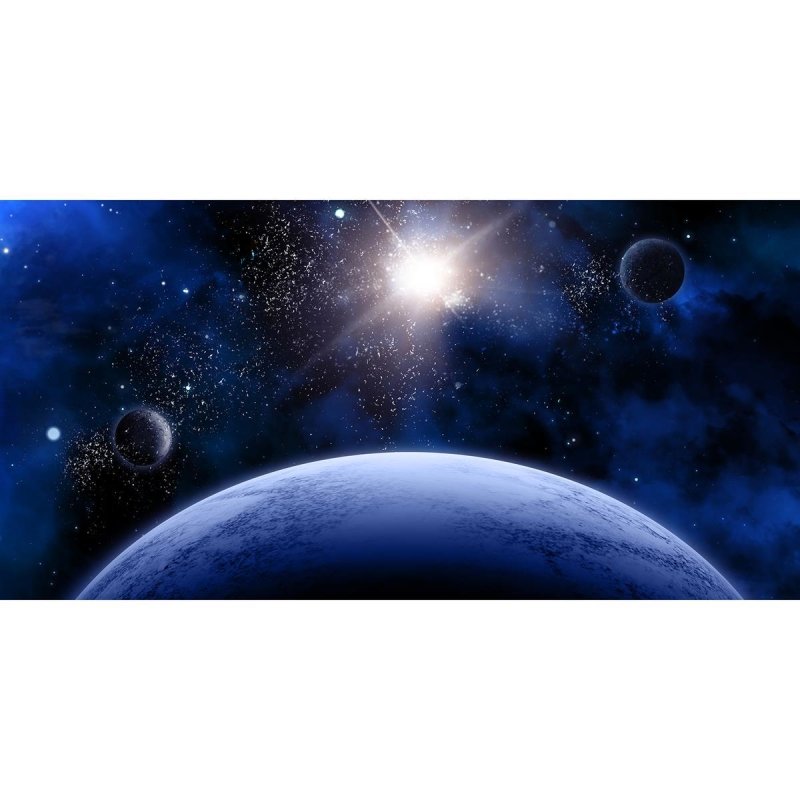 Painel Fotográfico Planetas Realista N07175 - Papel na Parede