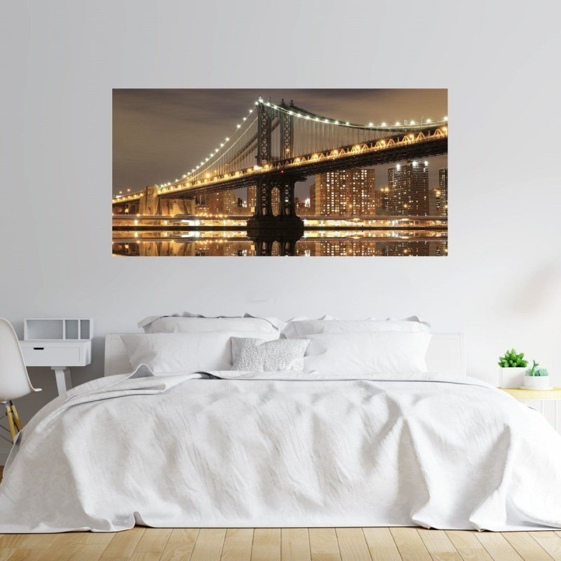 Painel Fotográfico Ponte Nova York N012179 - Papel na Parede