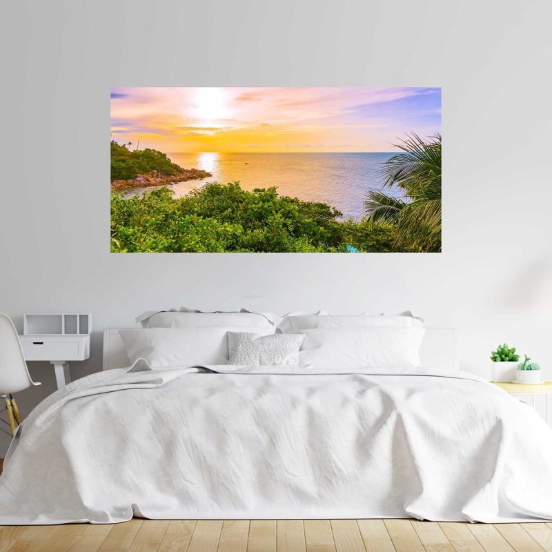 Painel Fotográfico Praia Nascer do Sol N07182 - Papel na Parede