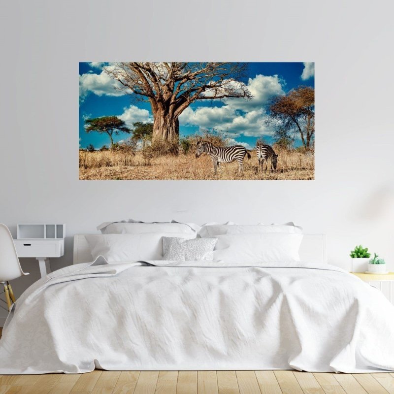 Painel Fotográfico Savana Zebras N014285 - Papel na Parede