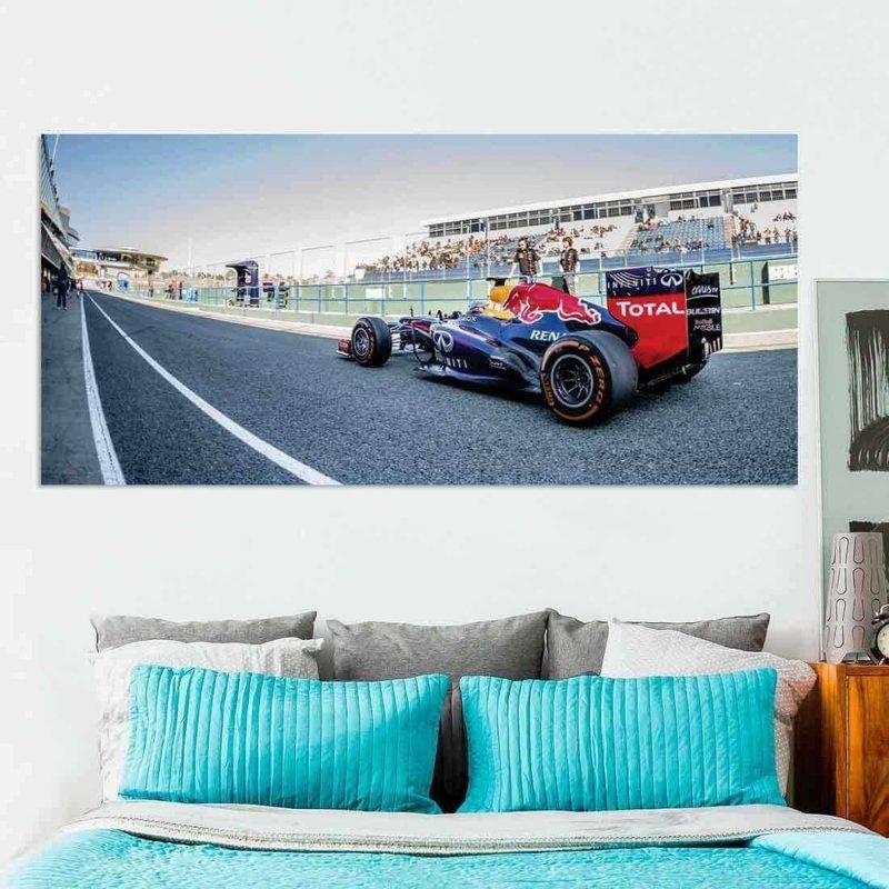 Painel Fotográfico Sebastian vettel Fórmula 1 - Papel na Parede