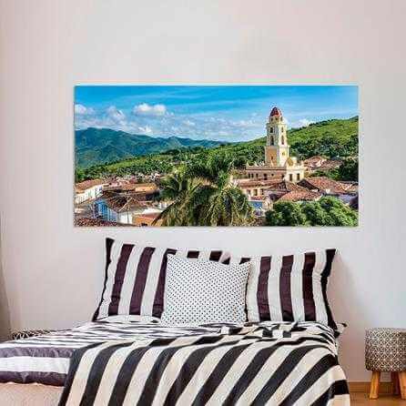 Painel Fotográfico Vista de Trinidad de Cuba - Papel na Parede