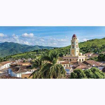Painel Fotográfico Vista de Trinidad de Cuba - Papel na Parede