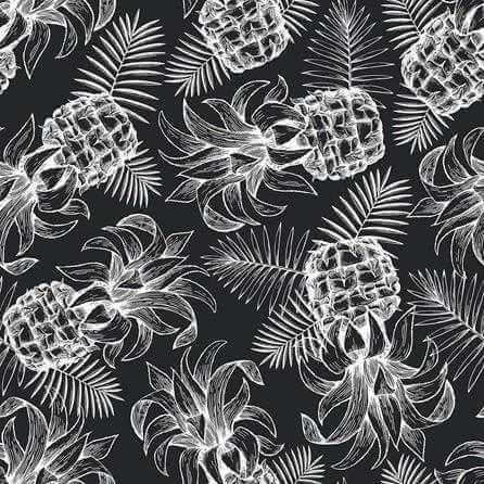 Papel de Parede Adesivo Abacaxi N934 - Papel na Parede