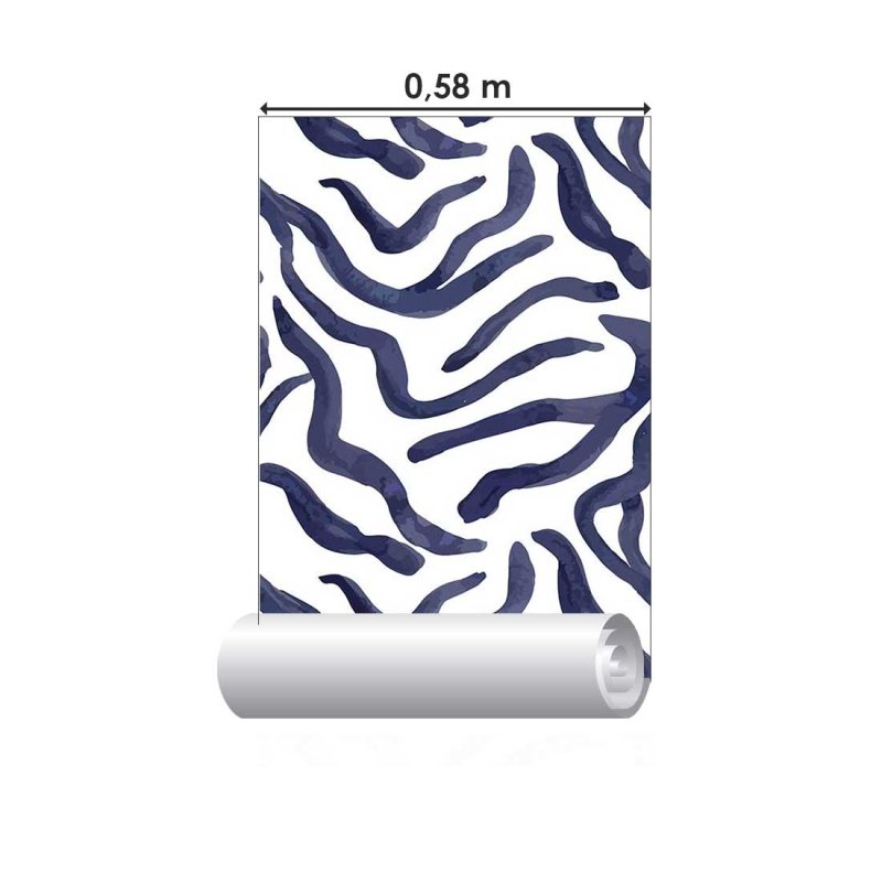 Papel de Parede Adesivo Abstrato Animal Print N018130 - Papel na Parede