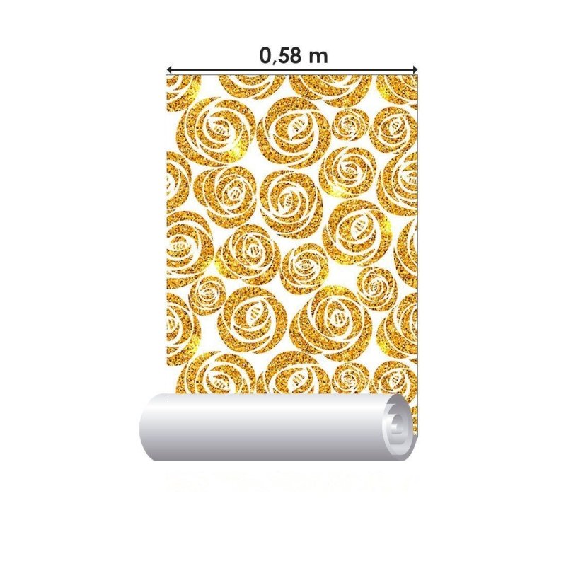 Papel de Parede Adesivo Abstrato Floral N013038 - Papel na Parede