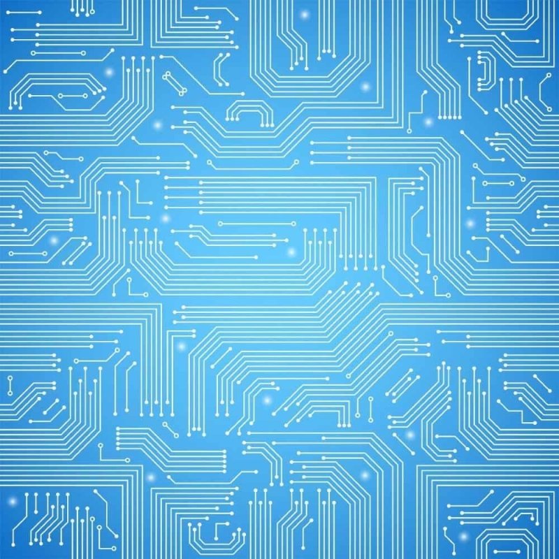 Papel de Parede Adesivo Abstrato Informática Geek N014023 - Papel na Parede