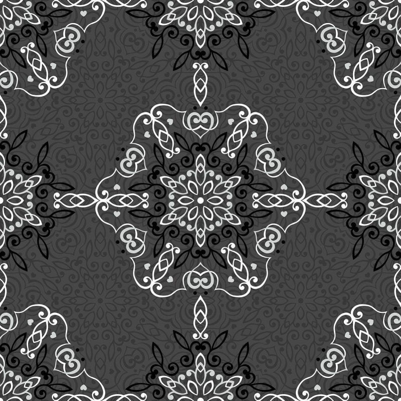 Papel de Parede Adesivo Abstrato Mandala N010165 - Papel na Parede