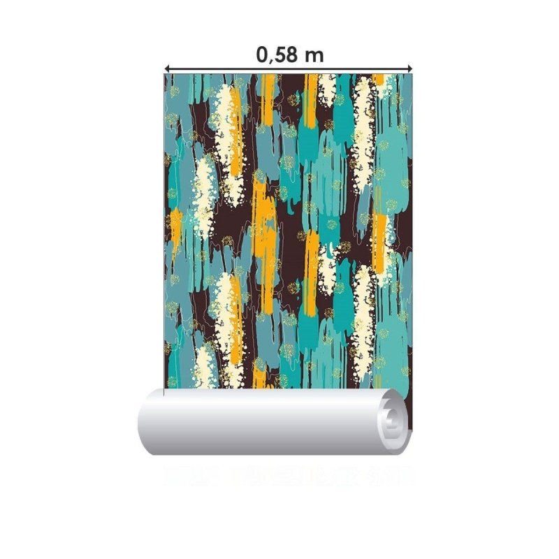 Papel de Parede Adesivo Abstrato N016012 - Papel na Parede