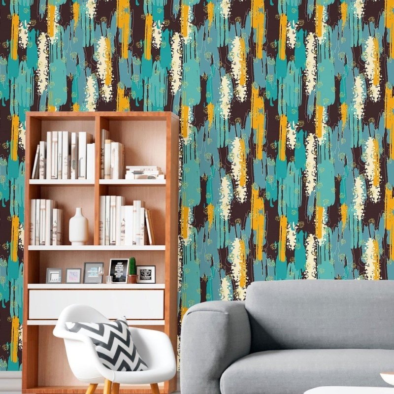 Papel de Parede Adesivo Abstrato N016012 - Papel na Parede