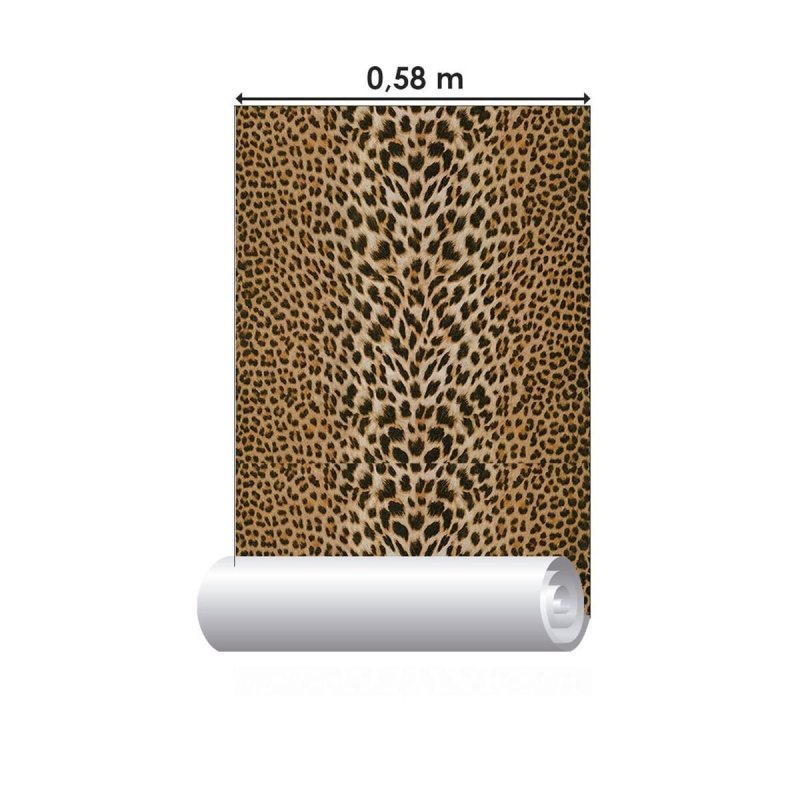 Papel de Parede Adesivo Animal Print Onça N010007 - Papel na Parede