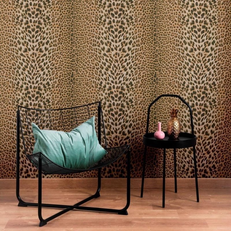 Papel de Parede Adesivo Animal Print Onça N010007 - Papel na Parede