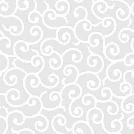 Papel de Parede Adesivo Arabesco Branco 210212 - Papel na Parede