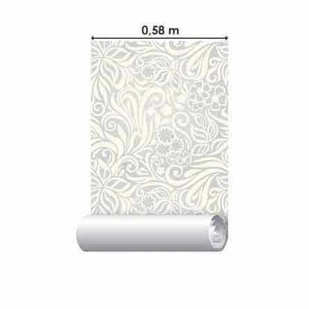 Papel de Parede Adesivo Arabesco Floral 105726986 - Papel na Parede