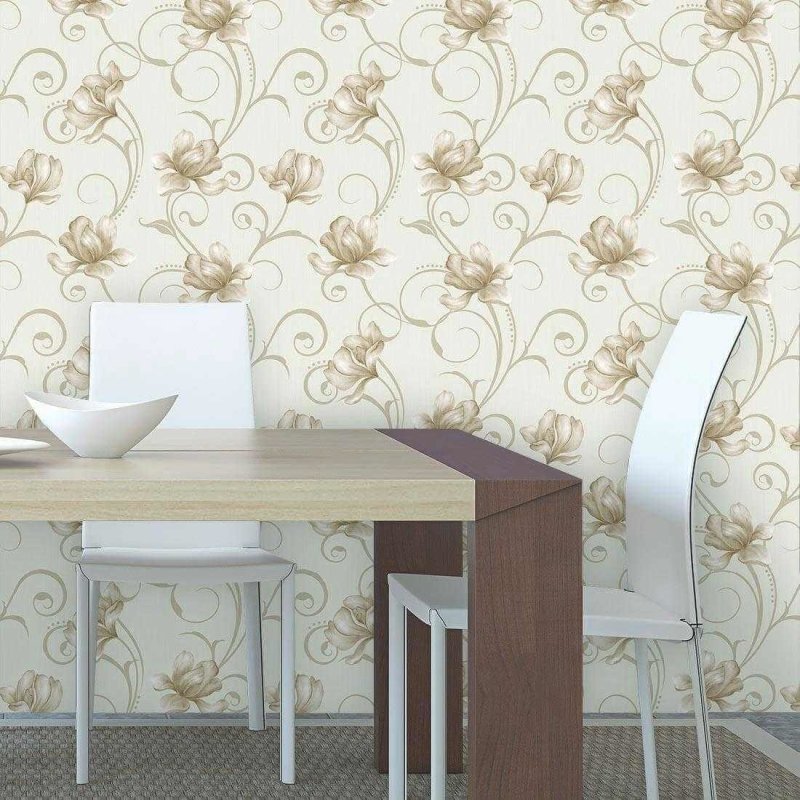 Papel de Parede Adesivo Arabesco Floral 162666428 - Papel na Parede