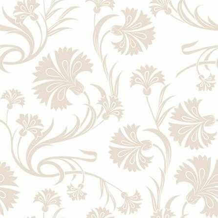 Papel de Parede Adesivo Arabesco Floral BRanco 550163053 - Papel na Parede