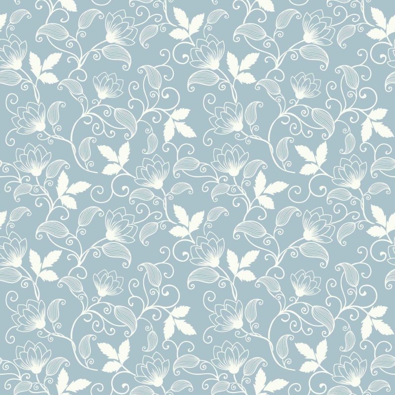 Papel de Parede Adesivo Arabesco Floral N02275 - Papel na Parede