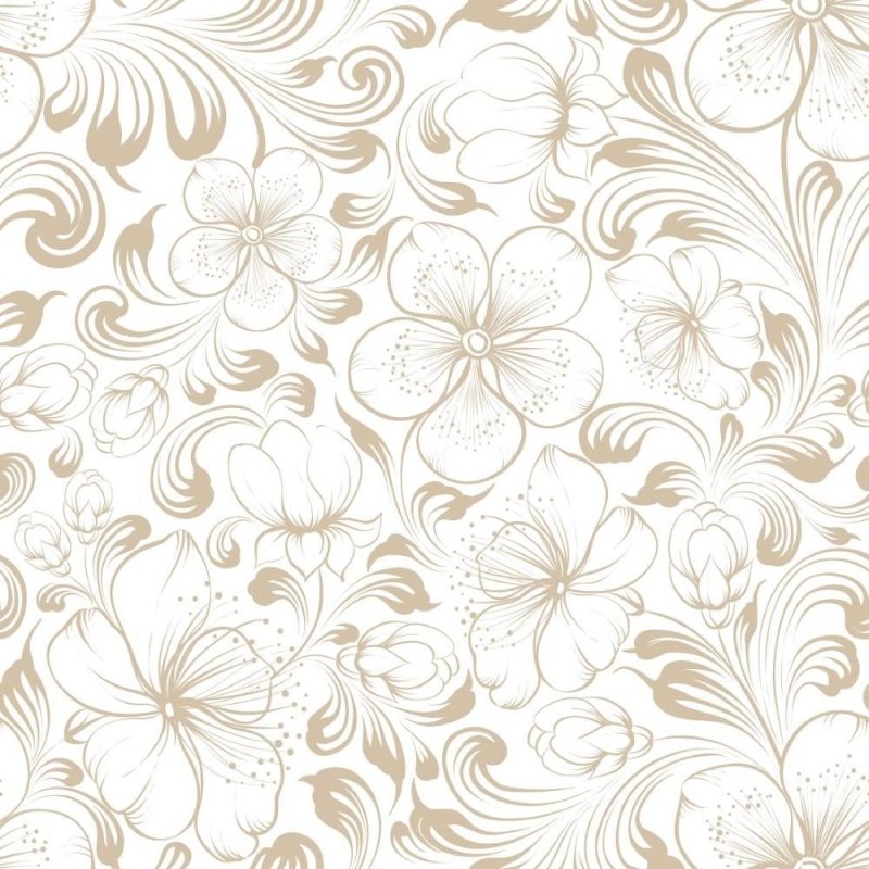 Papel de Parede Adesivo Arabescos Floral N013095 - Papel na Parede