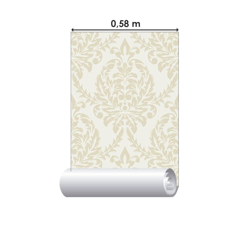 Papel de Parede Adesivo Arabescos Royal Baroque N013269 - Papel na Parede