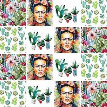 PAPEL DE PAREDE Adesivo Azulejo Frida México Colorido 54165 - Papel na Parede