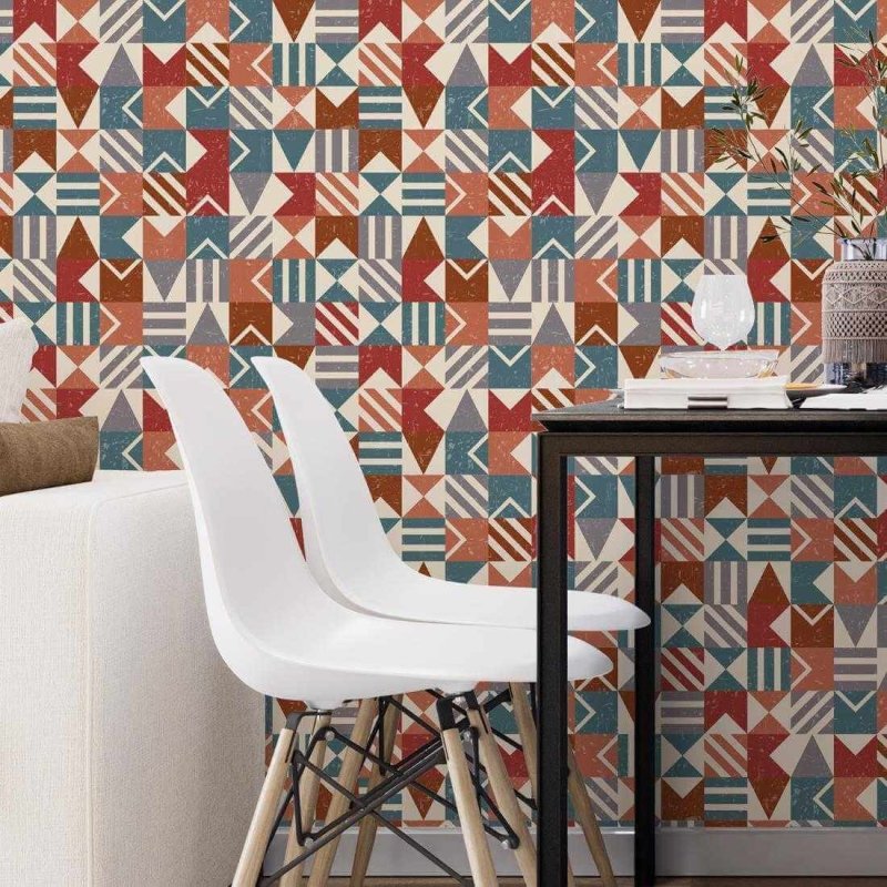 Papel de Parede Adesivo Azulejo N386 - Papel na Parede