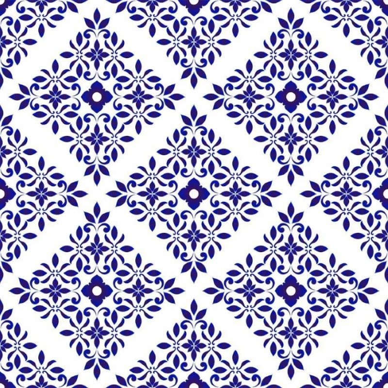 Papel de Parede Adesivo Azulejo Português N013091 - Papel na Parede