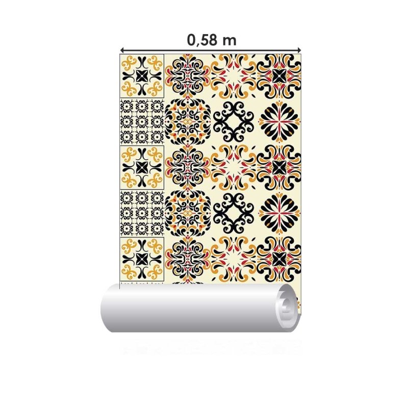 Papel de Parede Adesivo Azulejo Português N018109 - Papel na Parede