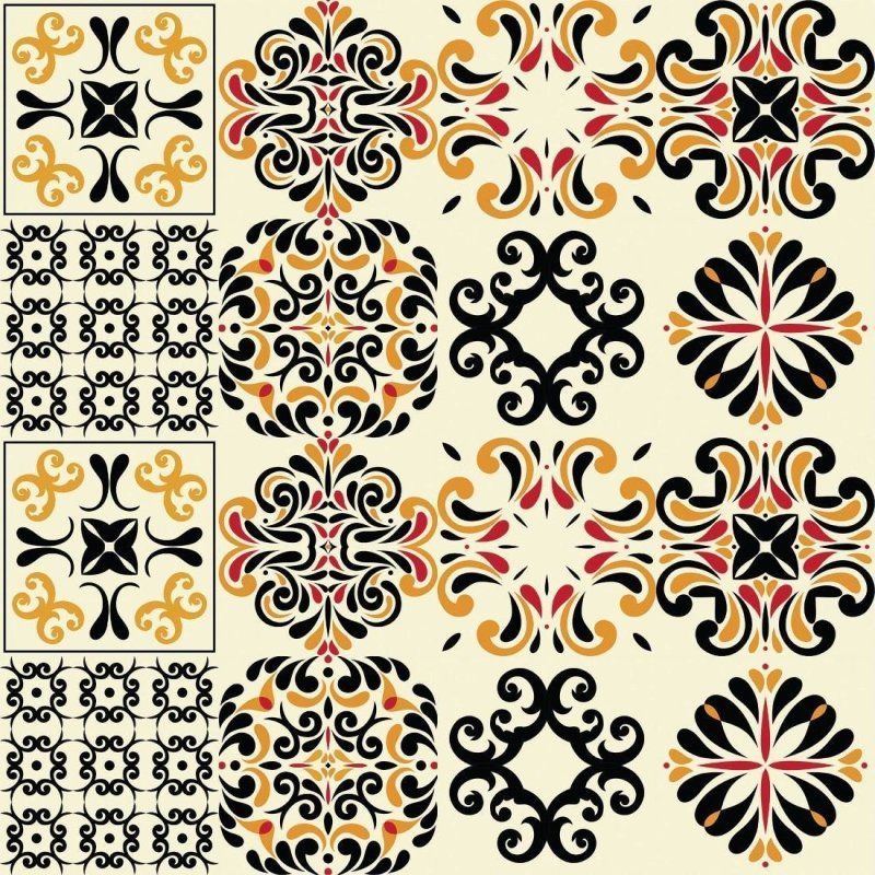 Papel de Parede Adesivo Azulejo Português N018109 - Papel na Parede