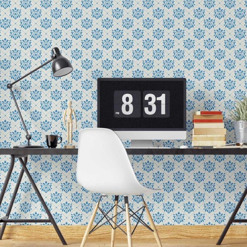 Papel de Parede Adesivo Azulejo Português Vintage N04210 - Papel na Parede