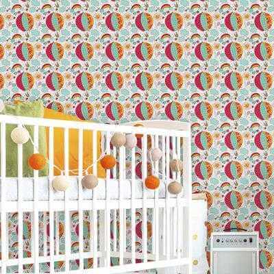 Papel de Parede Adesivo Balão Colorido 113314885 - Papel na Parede