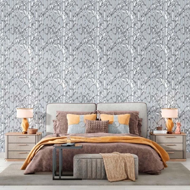 Papel de Parede Adesivo Bambu N012081 - Papel na Parede