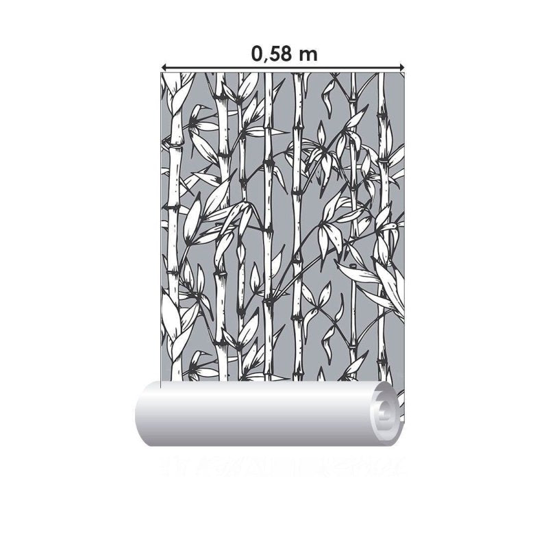 Papel de Parede Adesivo Bambu N012081 - Papel na Parede