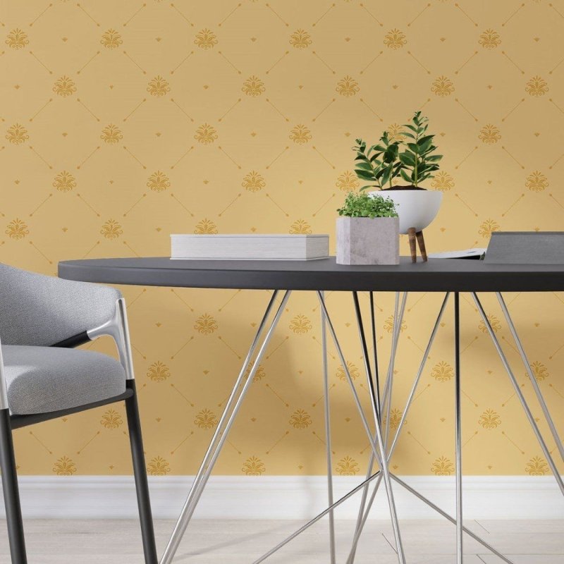 Papel de Parede Adesivo Barroco Arabesco Vintage N013024 - Papel na Parede