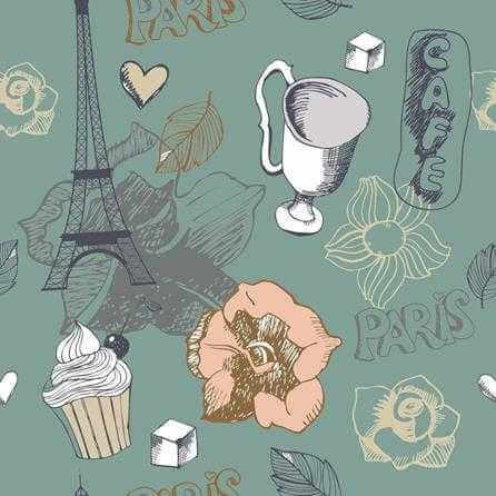 Papel de Parede Adesivo Café Paris 212794573 - Papel na Parede