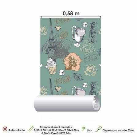 Papel de Parede Adesivo Café Paris 212794573 - Papel na Parede