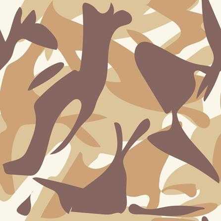 Papel de Parede Adesivo Camuflado Militar 27481 - Papel na Parede