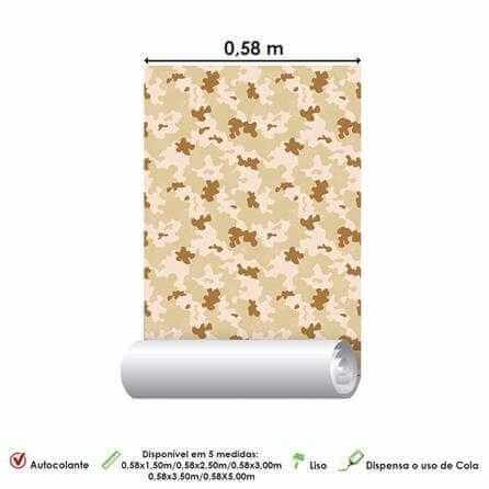 Papel de Parede Adesivo Camuflado Militar 74120 - Papel na Parede